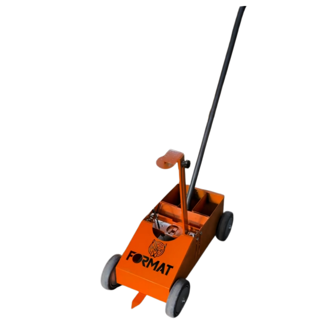 FORMAT YOL ÇIZGI SPREYI UYGULAMA ARACI 4 TEKER